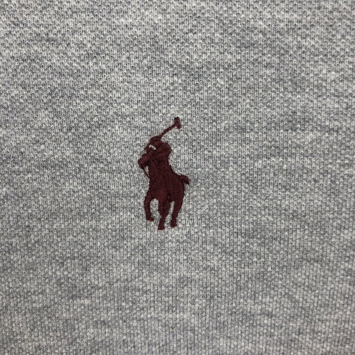 Ralph Lauren POLO RALPH LAUREN CUSTOM FIT short sleeve polo shirt men's XXL equivalent cotton gray type Vintage Second Hand