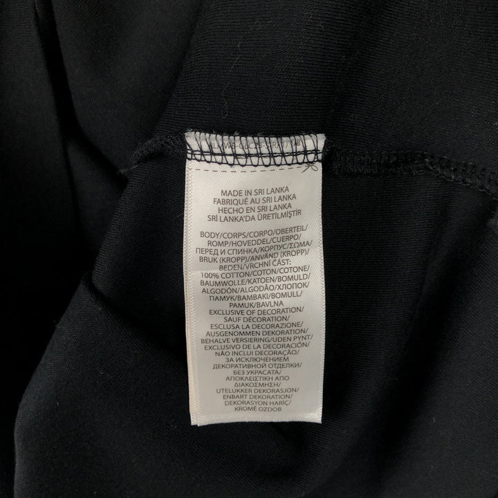 Ralph Lauren POLO RALPH LAUREN CUSTOM SLIM FIT short sleeve polo shirt, men's size L cotton black type Vintage Second Hand