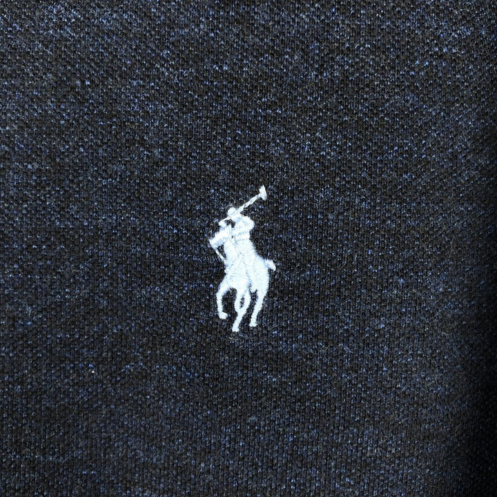 Ralph Lauren POLO RALPH LAUREN CLASSIC FIT short sleeve polo shirt for men size L cotton navy blue type Vintage Second Hand