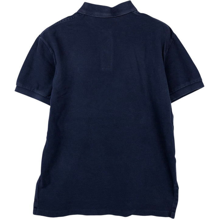Ralph Lauren POLO RALPH LAUREN short sleeve polo shirt, men's size M cotton navy blue type Vintage Second Hand