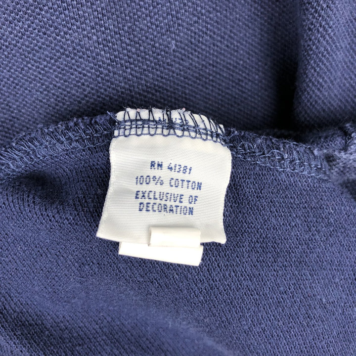 Ralph Lauren POLO RALPH LAUREN short sleeve polo shirt, men's size M cotton navy blue type Vintage Second Hand