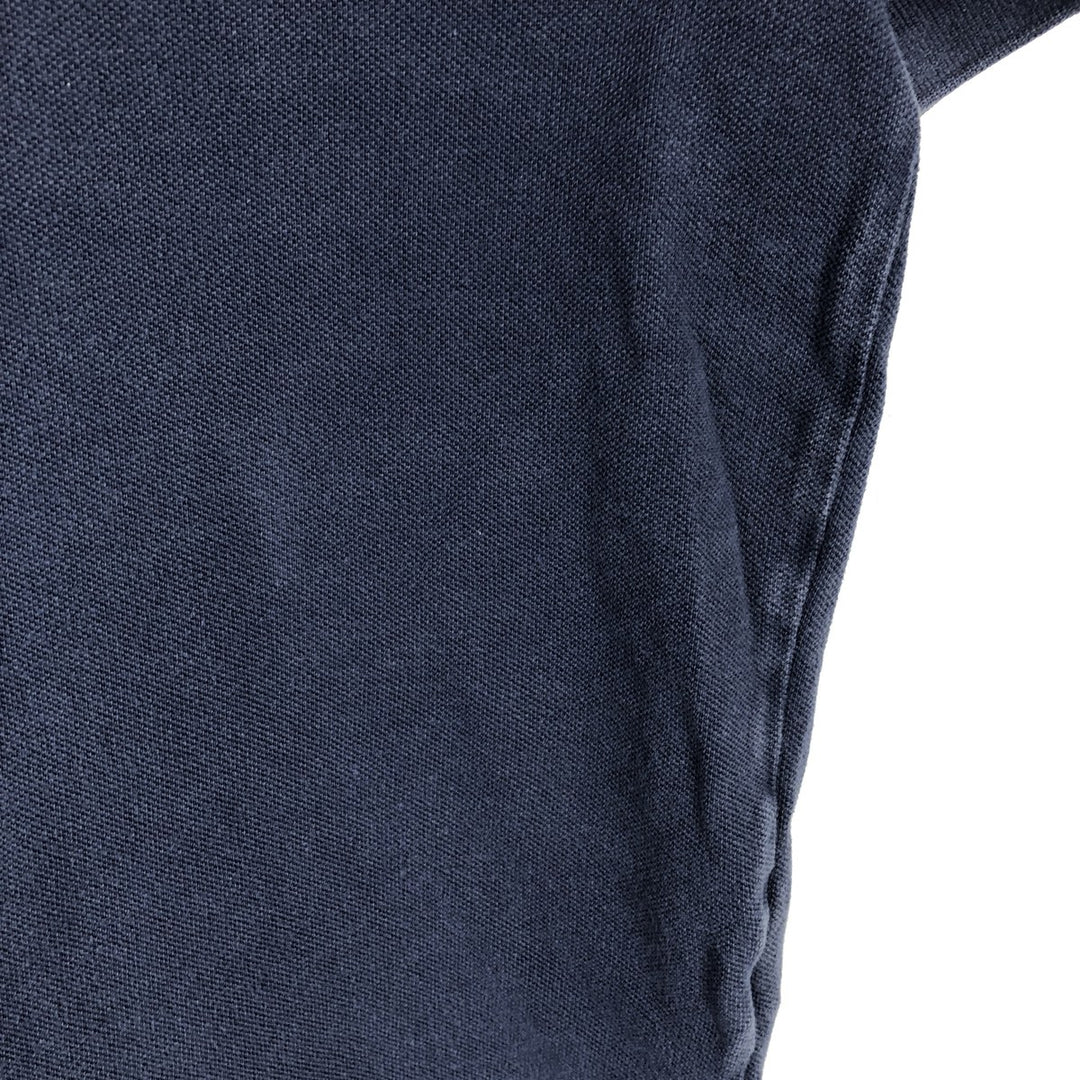 Ralph Lauren POLO RALPH LAUREN short sleeve polo shirt, men's size M cotton navy blue type Vintage Second Hand