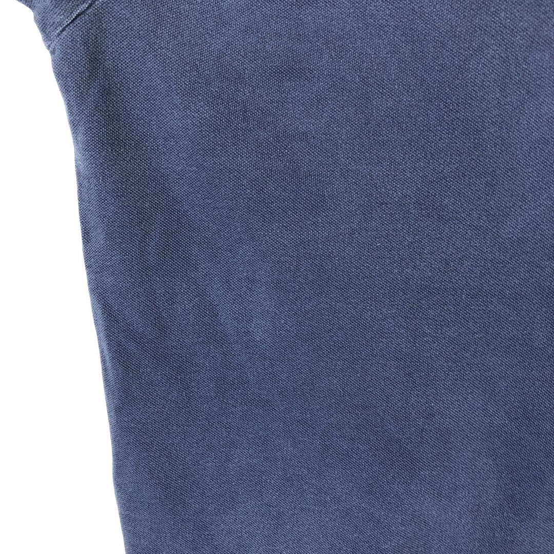Ralph Lauren POLO RALPH LAUREN short sleeve polo shirt, men's size M cotton navy blue type Vintage Second Hand