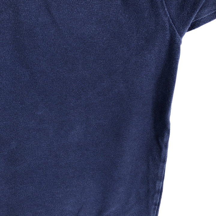 Ralph Lauren POLO RALPH LAUREN short sleeve polo shirt, men's size M cotton navy blue type Vintage Second Hand