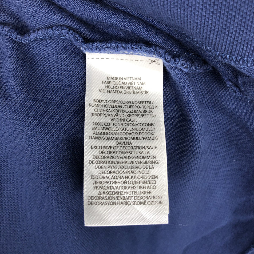 Ralph Lauren POLO RALPH LAUREN CLASSIC FIT short sleeve polo shirt, men's size M cotton navy blue type Vintage Second Hand