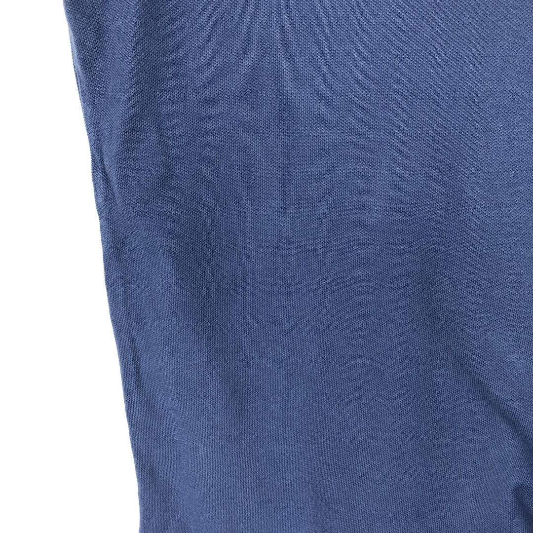 Ralph Lauren POLO RALPH LAUREN CLASSIC FIT short sleeve polo shirt, men's size M cotton navy blue type Vintage Second Hand