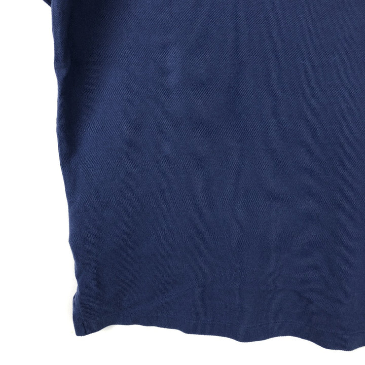 Ralph Lauren POLO RALPH LAUREN CLASSIC FIT short sleeve polo shirt, men's size M cotton navy blue type Vintage Second Hand