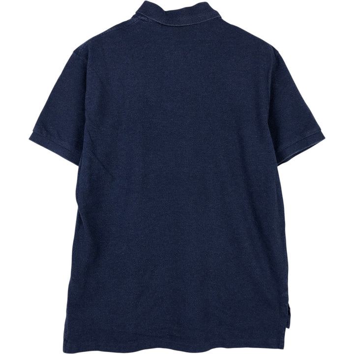 Ralph Lauren POLO RALPH LAUREN short sleeve polo shirt men's size L cotton navy blue type Vintage Second Hand