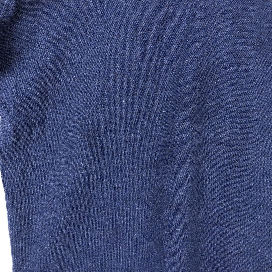 Ralph Lauren POLO RALPH LAUREN short sleeve polo shirt men's size L cotton navy blue type Vintage Second Hand