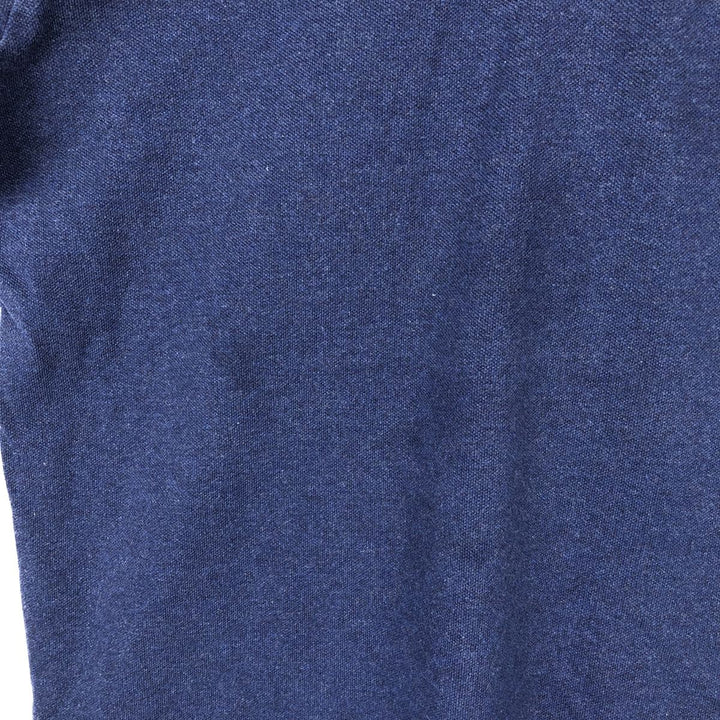 Ralph Lauren POLO RALPH LAUREN short sleeve polo shirt men's size L cotton navy blue type Vintage Second Hand