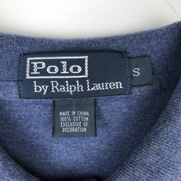 Ralph Lauren POLO by Ralph Lauren short sleeve polo shirt, size S for men cotton blue type Vintage Second Hand