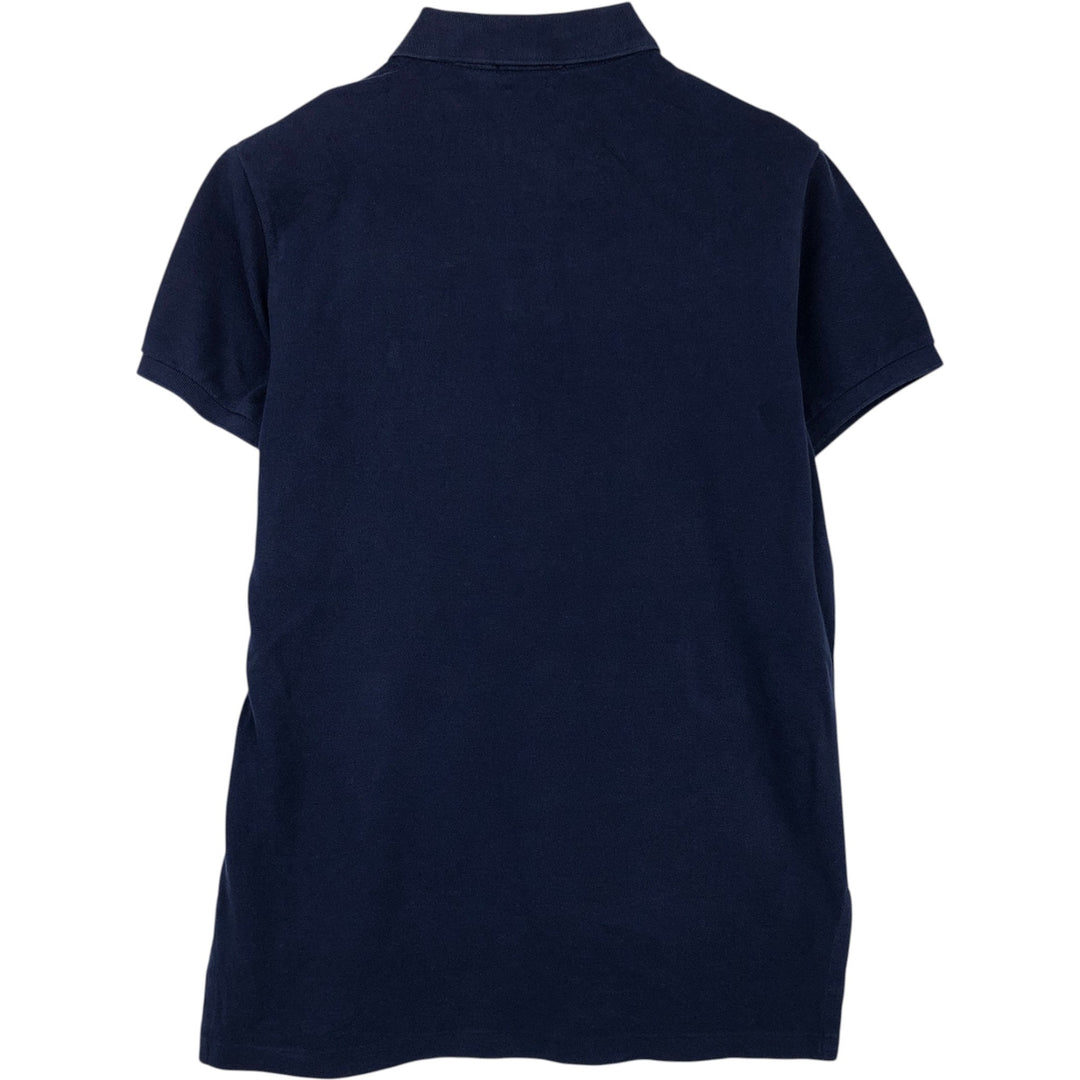 Ralph Lauren POLO RALPH LAUREN CUSTOM FIT short sleeve polo shirt men's M equivalent cotton navy blue type Vintage Second Hand