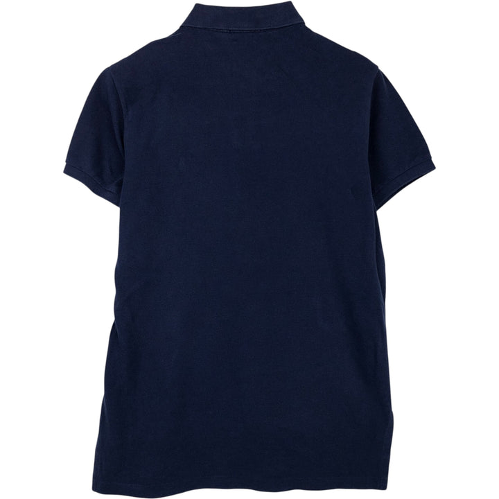 Ralph Lauren POLO RALPH LAUREN CUSTOM FIT short sleeve polo shirt men's M equivalent cotton navy blue type Vintage Second Hand