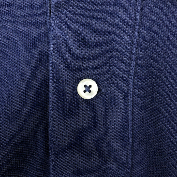 Ralph Lauren POLO RALPH LAUREN CUSTOM FIT short sleeve polo shirt men's M equivalent cotton navy blue type Vintage Second Hand