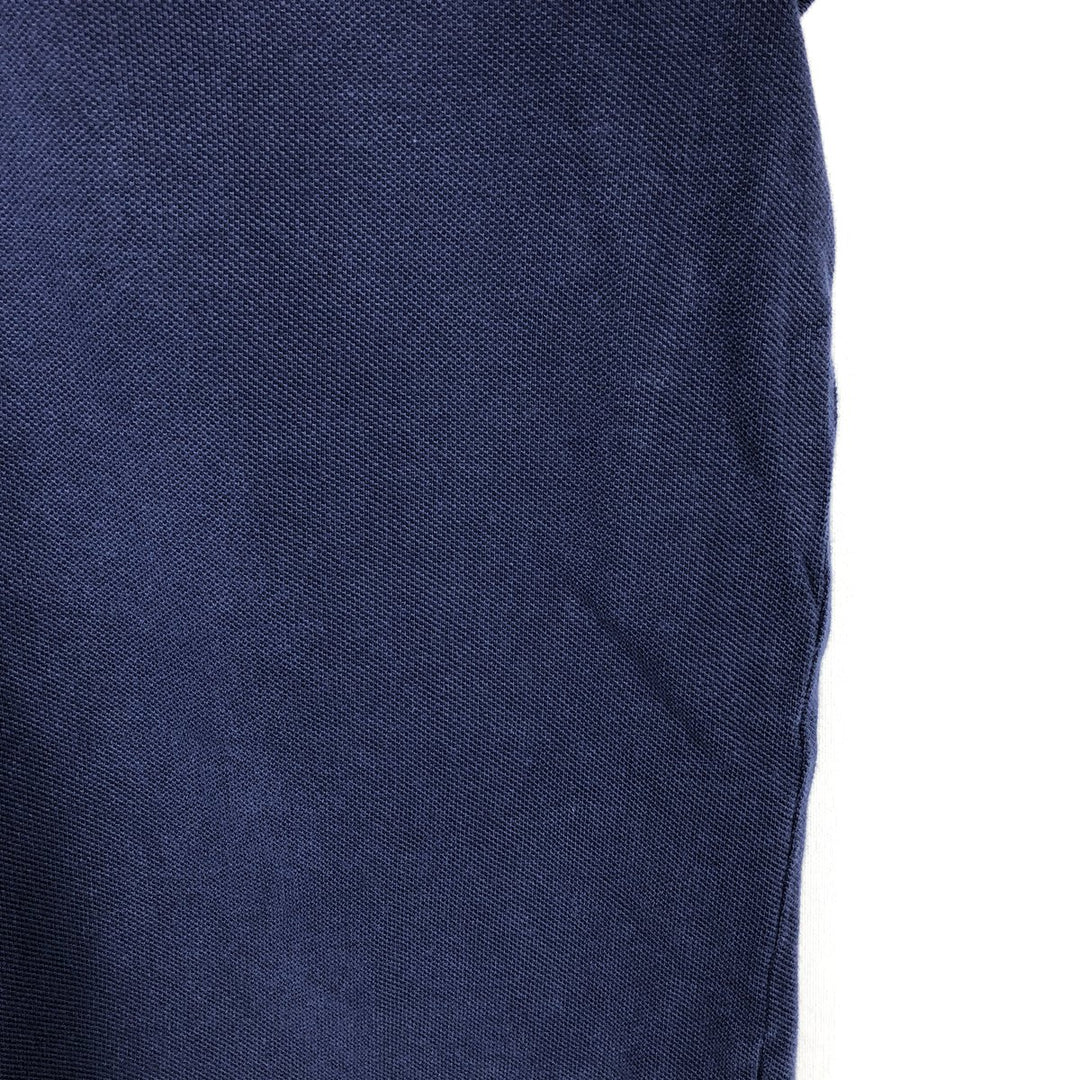 Ralph Lauren POLO RALPH LAUREN CUSTOM FIT short sleeve polo shirt men's M equivalent cotton navy blue type Vintage Second Hand