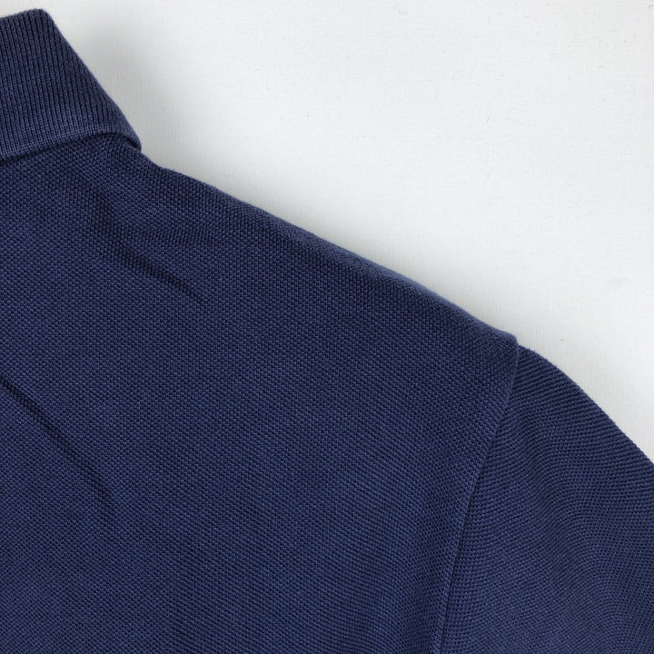 Ralph Lauren POLO RALPH LAUREN CUSTOM FIT short sleeve polo shirt men's M equivalent cotton navy blue type Vintage Second Hand