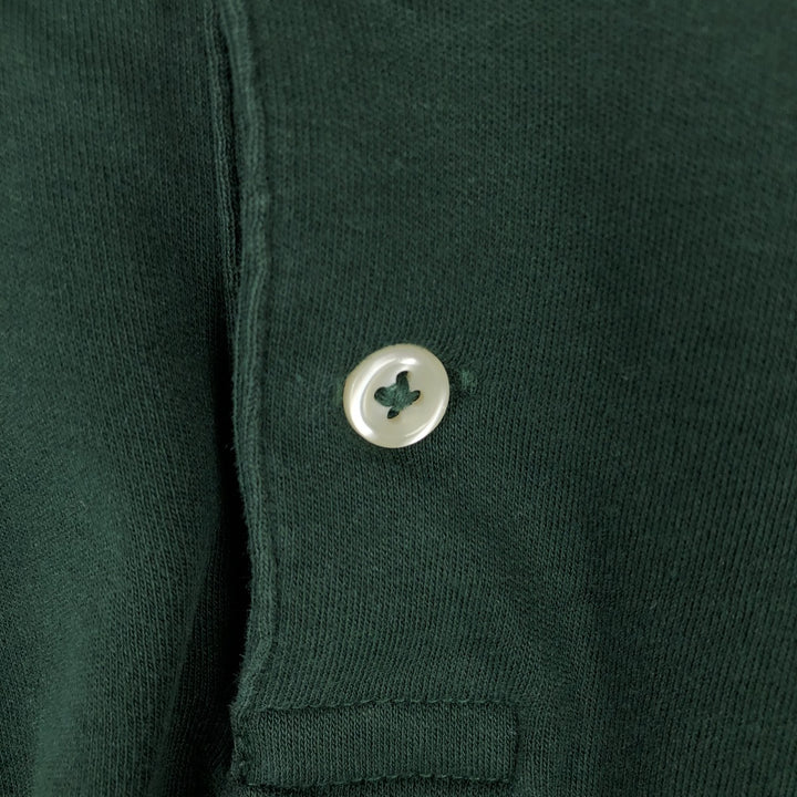 Ralph Lauren POLO RALPH LAUREN CUSTOM SLIM FIT short sleeve polo shirt men's size M cotton Green type dark green Vintage Second Hand