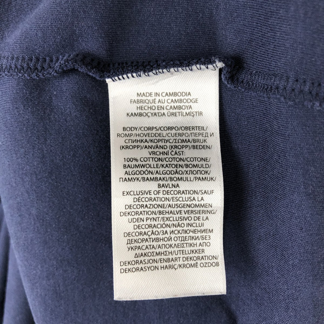 Ralph Lauren POLO RALPH LAUREN CLASSIC FIT short sleeve polo shirt for men size L cotton navy blue type Vintage Second Hand