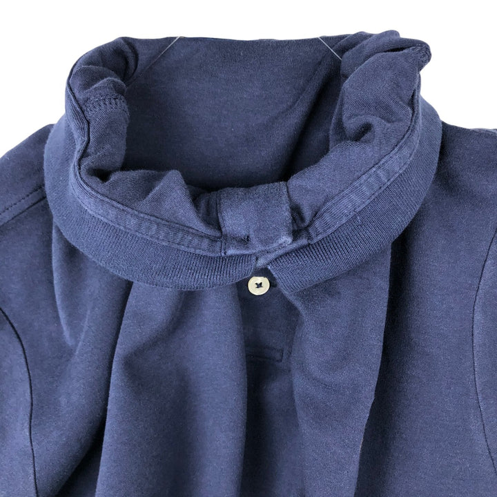 Ralph Lauren POLO RALPH LAUREN CLASSIC FIT short sleeve polo shirt for men size L cotton navy blue type Vintage Second Hand