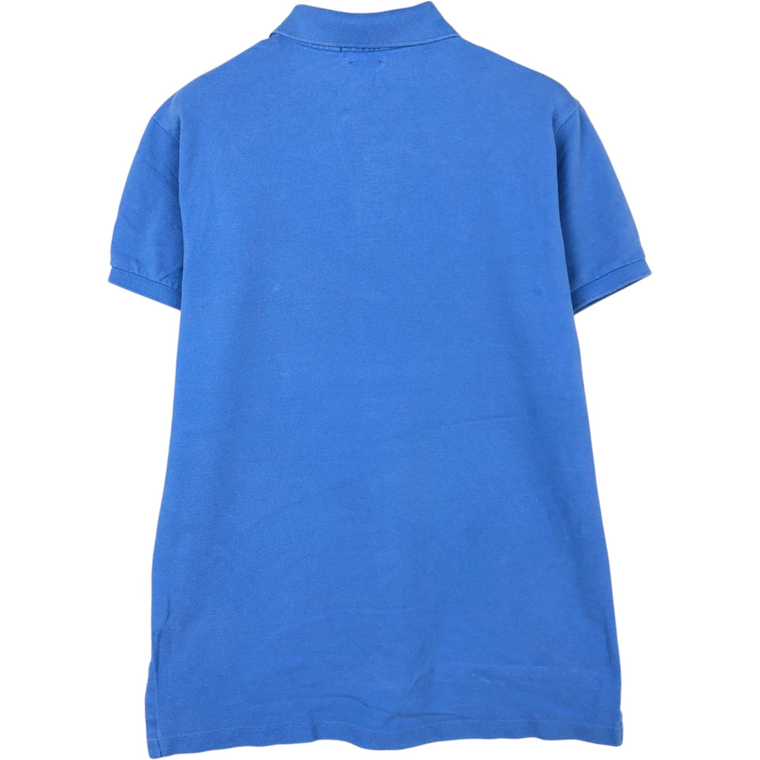 Ralph Lauren POLO RALPH LAUREN CUSTOM FIT short sleeve polo shirt men's M equivalent cotton Blue type light blue Vintage Second Hand