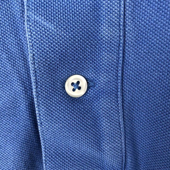 Ralph Lauren POLO RALPH LAUREN CUSTOM FIT short sleeve polo shirt men's M equivalent cotton Blue type light blue Vintage Second Hand