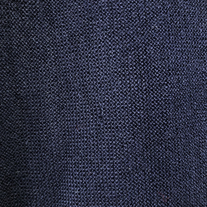 Vintage 70s-80'S Lacoste Chemise French Lacoste acrylic knit cardigan, men's size XL acrylic navy blue type Vintage Second Hand