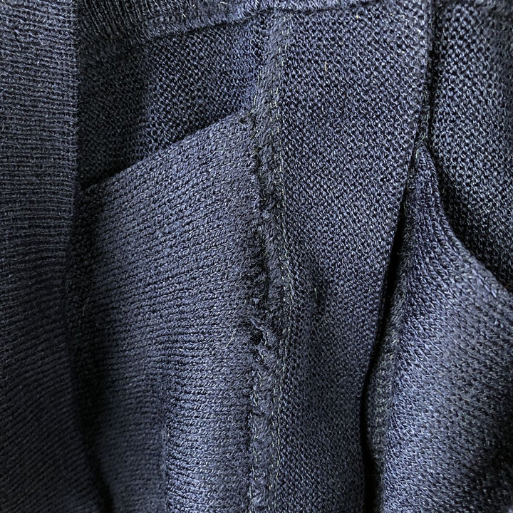 Vintage 70s-80'S Lacoste Chemise French Lacoste acrylic knit cardigan, men's size XL acrylic navy blue type Vintage Second Hand
