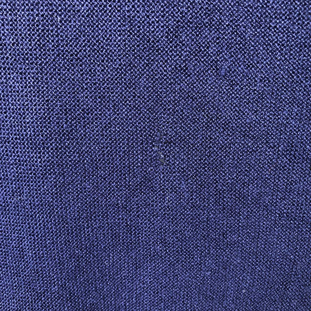 Vintage 70s-80'S Lacoste Chemise French Lacoste acrylic knit cardigan, men's size XL acrylic navy blue type Vintage Second Hand