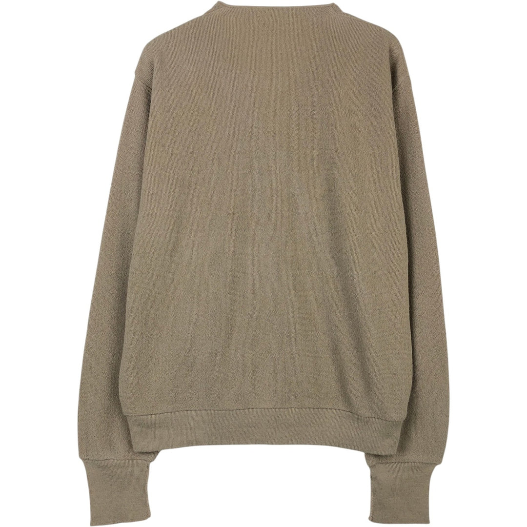 Lacoste knit cardigan, men's size L (approx.) unclear Beige type Vintage Second Hand