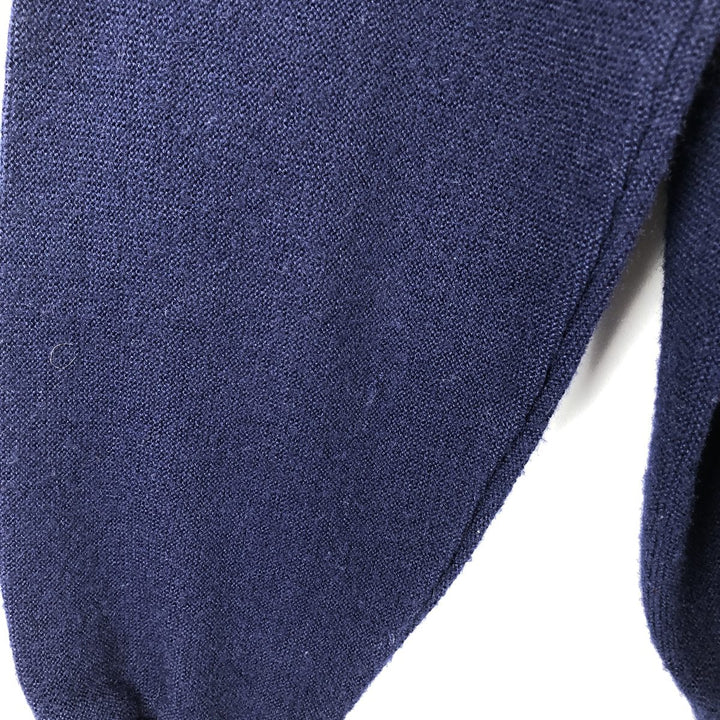 70s-80'S LORD JEFF JEFFLINKS Acrylic Knit Cardigan, Made in USA, Men's XL equivalent, Vintage acrylic navy blue type Vintage Second Hand