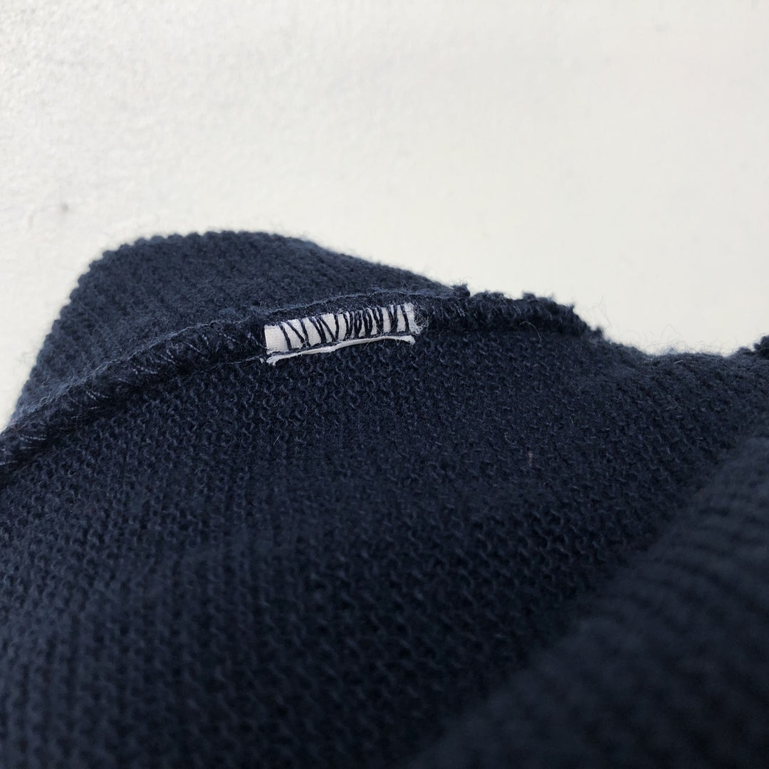 90'S PICKERING Acrylic Knit Cardigan, Made in USA, Men's Size L (approx.), Long Sleeve, Vintage acrylic navy blue type Vintage Second Hand