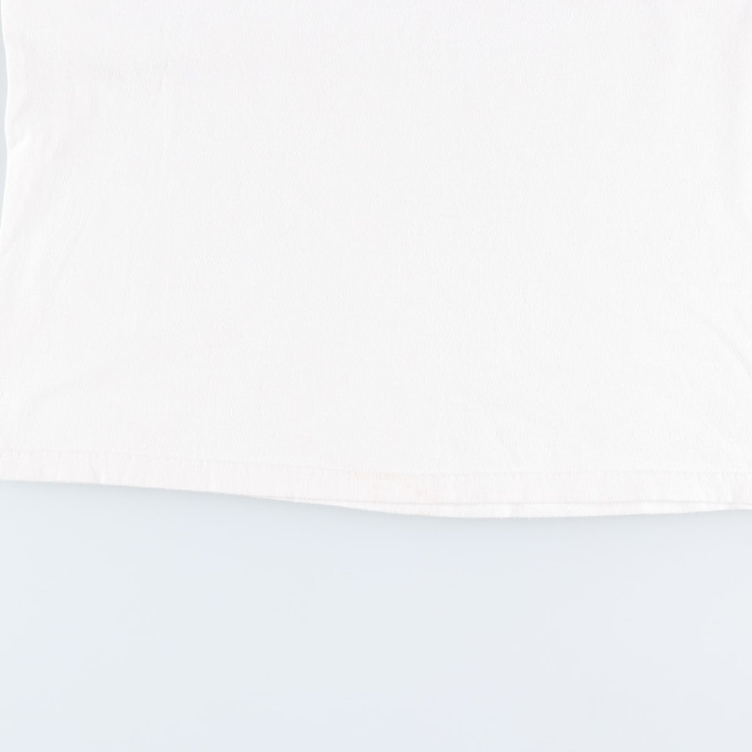 Reebok logo t-shirt, men's size XL. cotton white type Vintage Second Hand