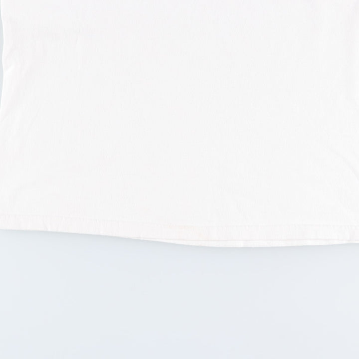 Reebok logo t-shirt, men's size XL. cotton white type Vintage Second Hand