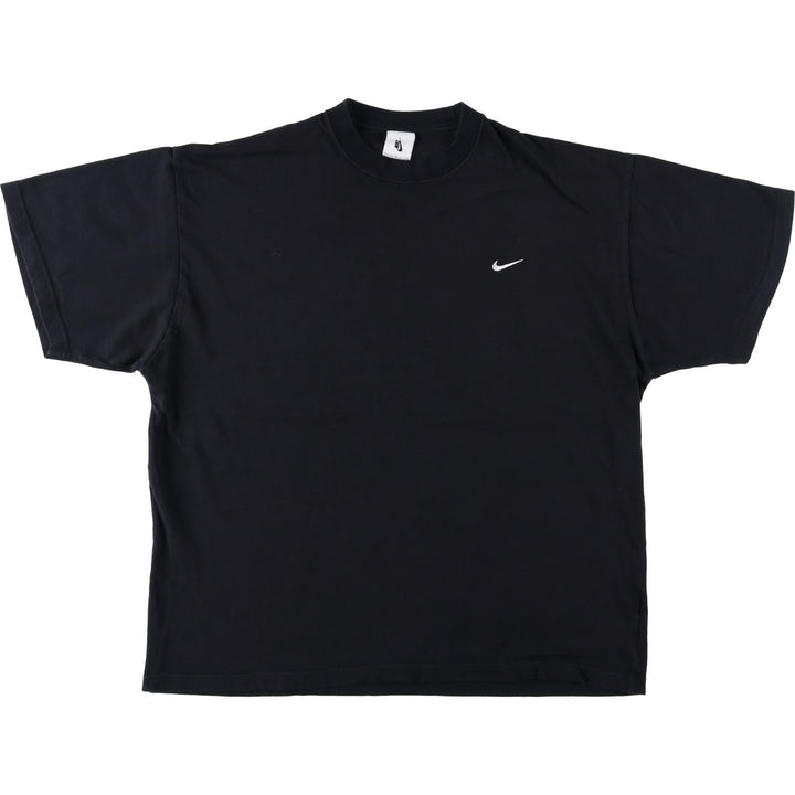 Nike One Point Logo T-shirt, Men's Size L unclear black type Vintage Second Hand