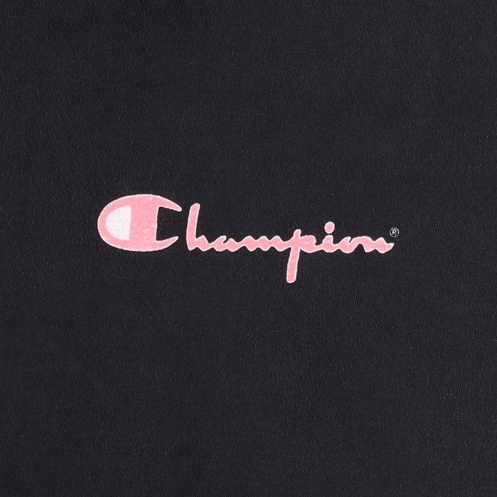 Champion sports print t-shirt, made in the USA, men's size XL. cotton black type Vintage Second Hand