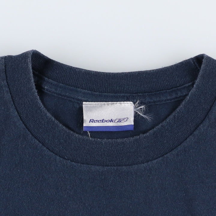2000'S Reebok Logo Print T-Shirt, Men's Size XL unclear navy blue type Vintage Second Hand