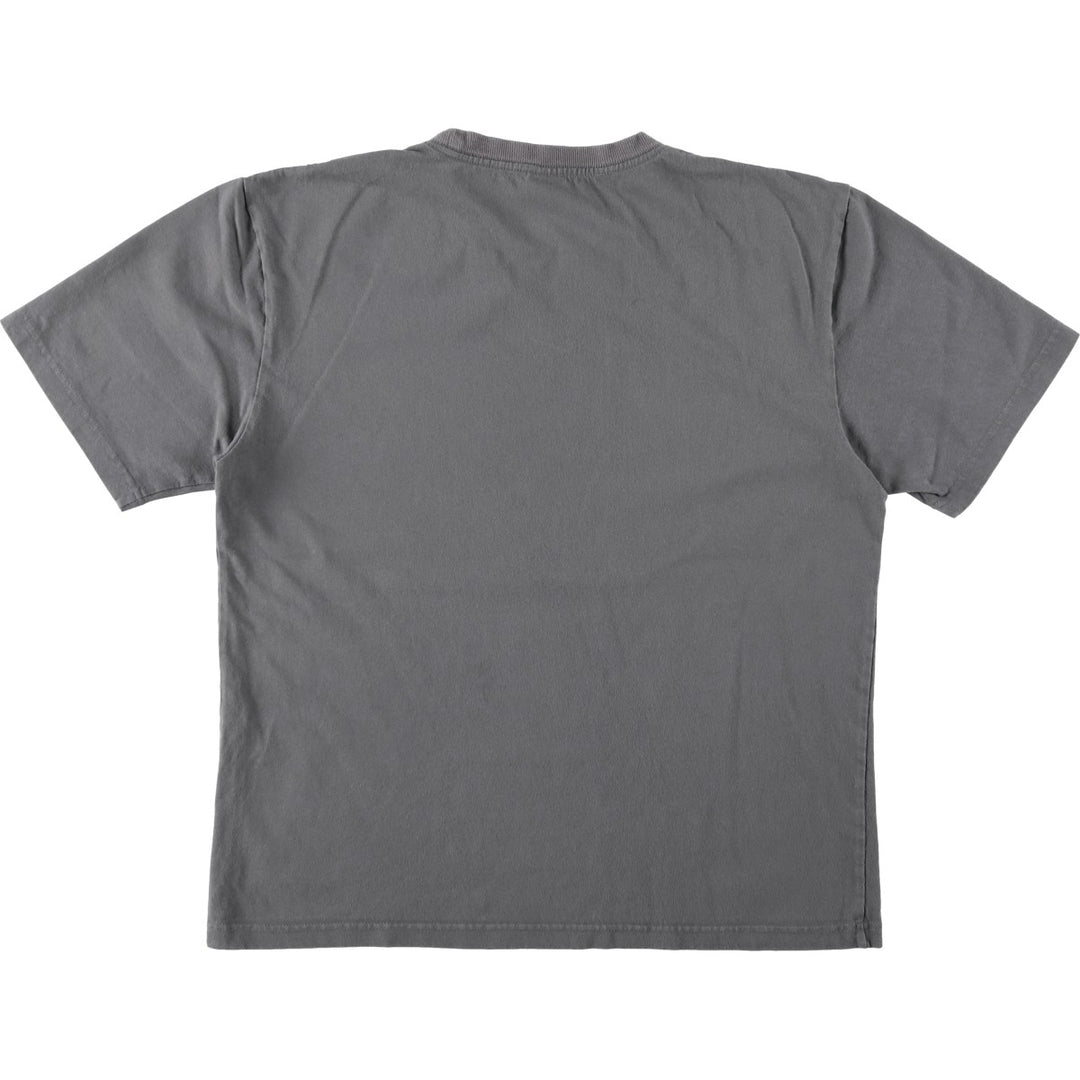 Nike Center Logo T-Shirt (Men's Size M) unclear gray type Vintage Second Hand