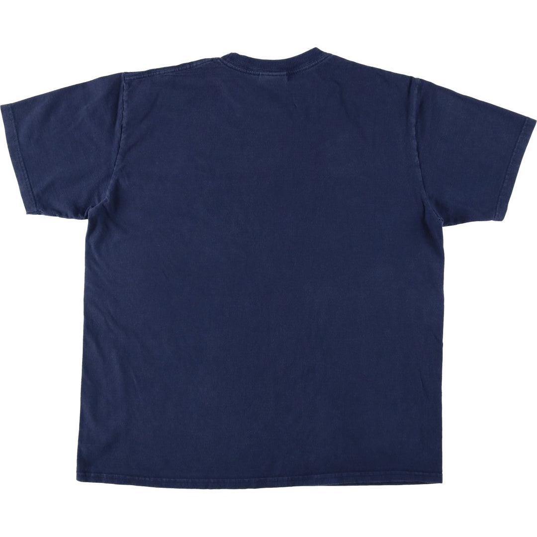 00'S Nike One Point Logo T-shirt Men's XL cotton navy blue type Vintage Second Hand