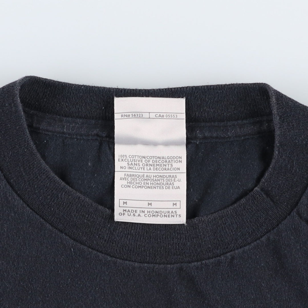 2000'S Nike Center Logo Print T-Shirt, Men's Size M (approx.) cotton black type Vintage Second Hand