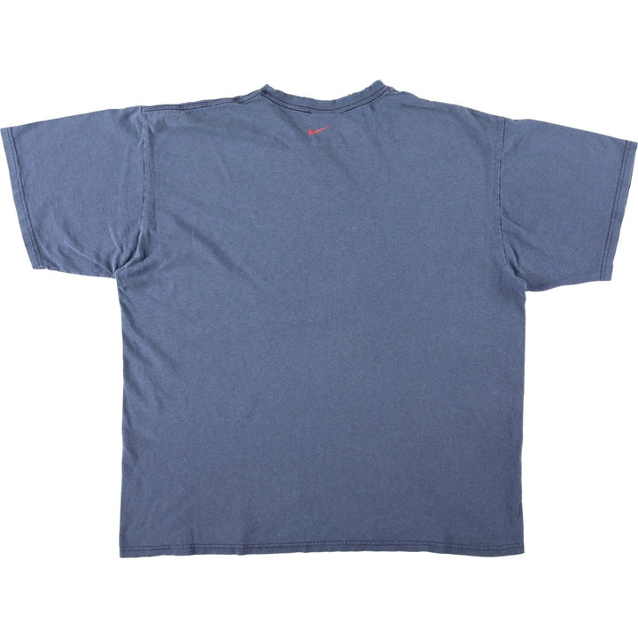 2000'S Nike Center Logo Print T-Shirt, Men's Size XL cotton navy blue type Vintage Second Hand