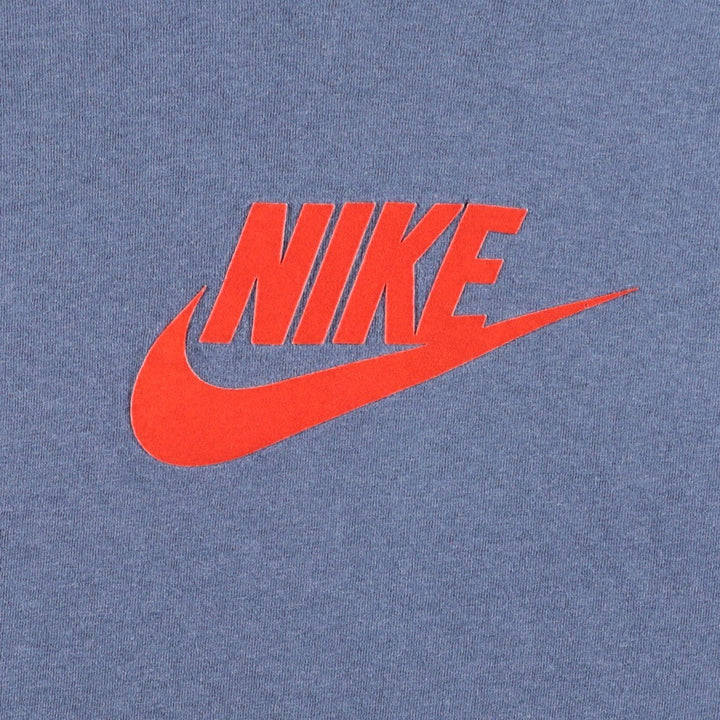 2000'S Nike Center Logo Print T-Shirt, Men's Size XL cotton navy blue type Vintage Second Hand