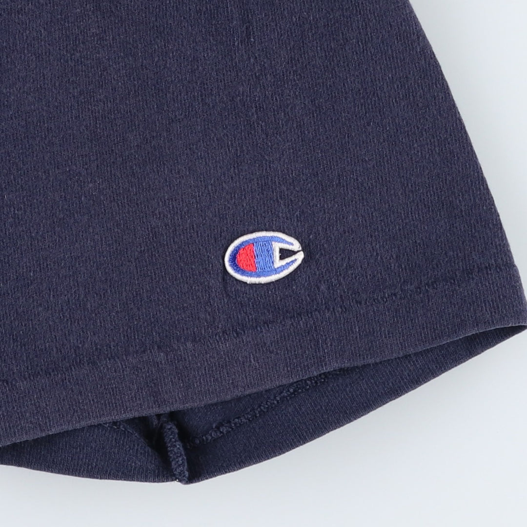 90'S Champion Logo Print T-Shirt Made in USA Men's XL Vintage cotton navy blue type Vintage Second Hand