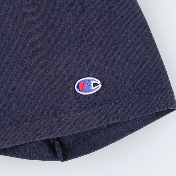 90'S Champion Logo Print T-Shirt Made in USA Men's XL Vintage cotton navy blue type Vintage Second Hand