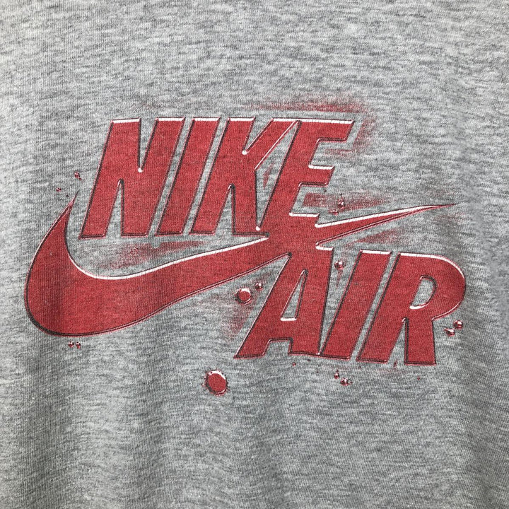 Nike sports print t-shirt, men's size XL. cotton gray type Vintage Second Hand