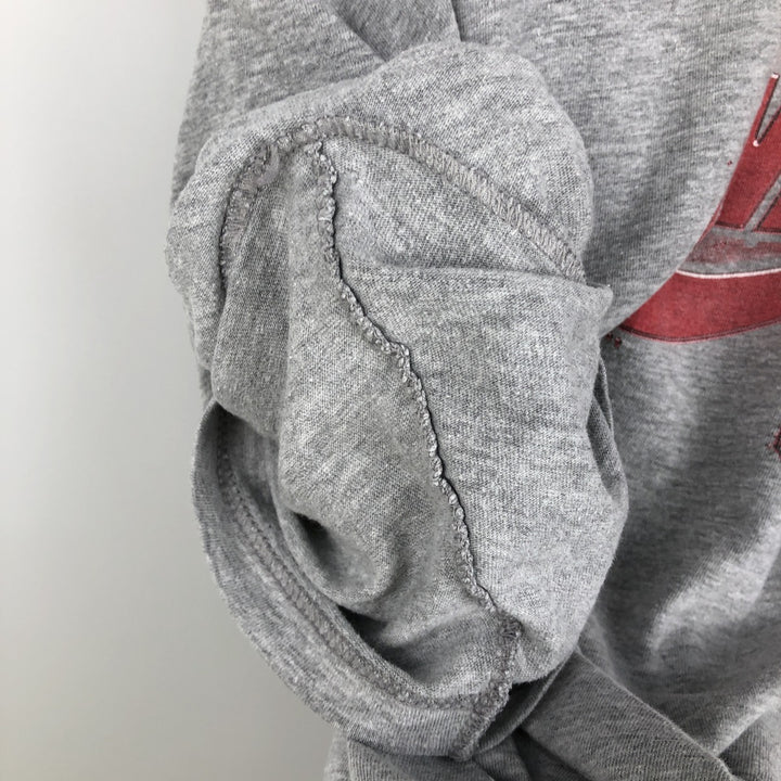 Nike sports print t-shirt, men's size XL. cotton gray type Vintage Second Hand