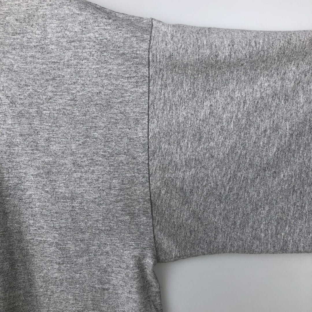 Adidas sports print T-shirt, men's size L cotton gray type Vintage Second Hand