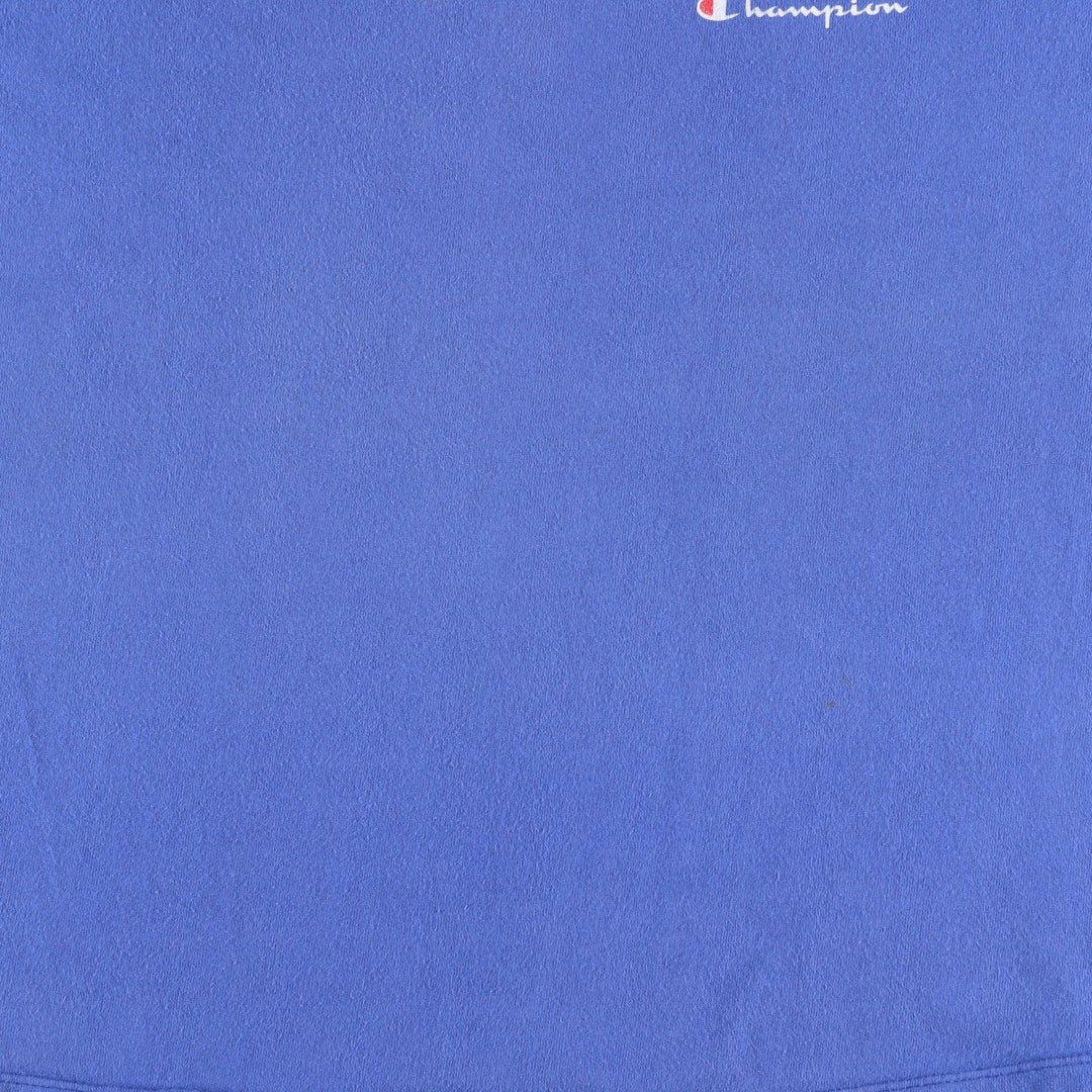 90'S Champion Authentic Athletic Apparel Logo Print T-Shirt Made in USA Men's XL Vintage cotton blue type Vintage Second Hand