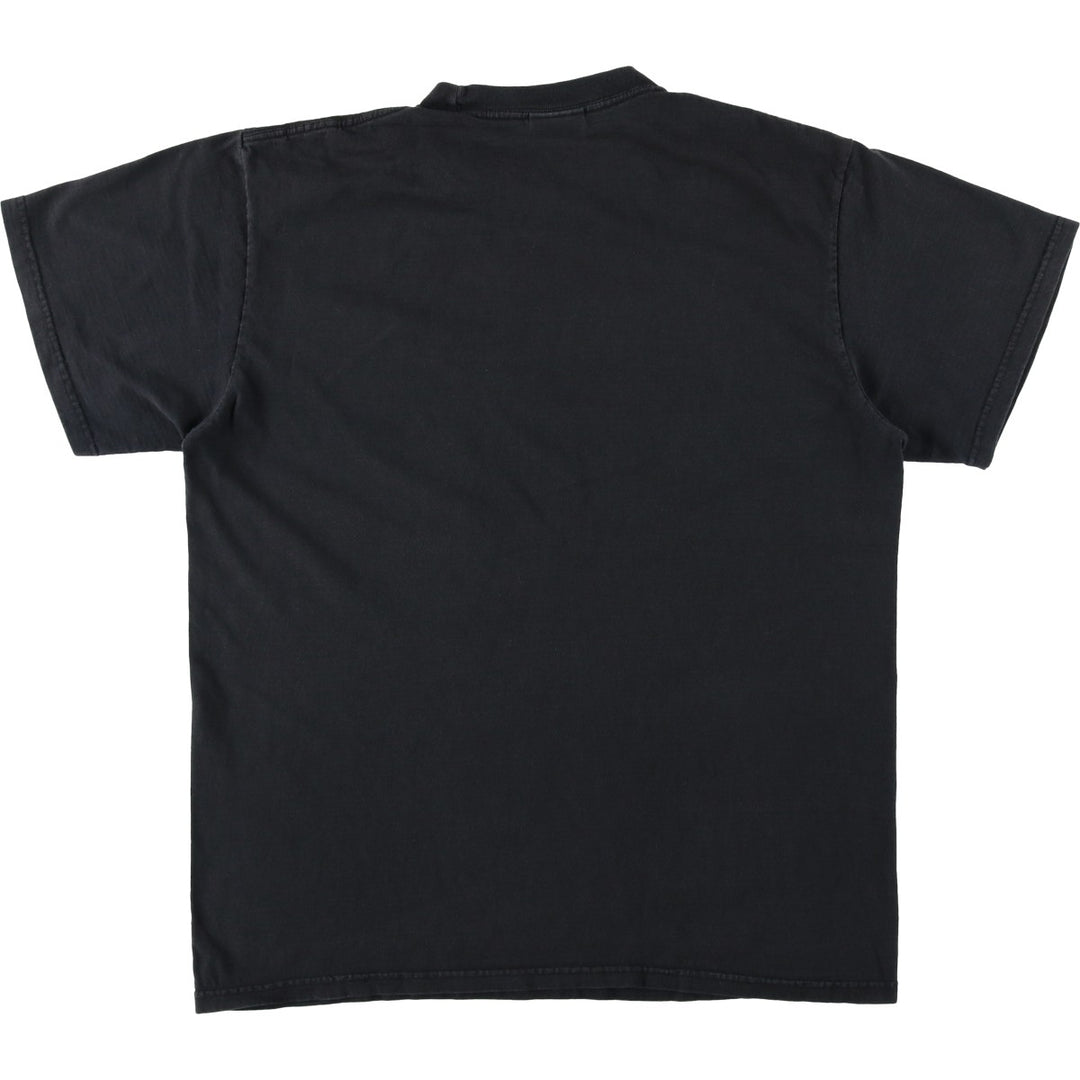 2000'S Nike Center Logo Print T-Shirt, Men's Size L (approx.) cotton black type Vintage Second Hand