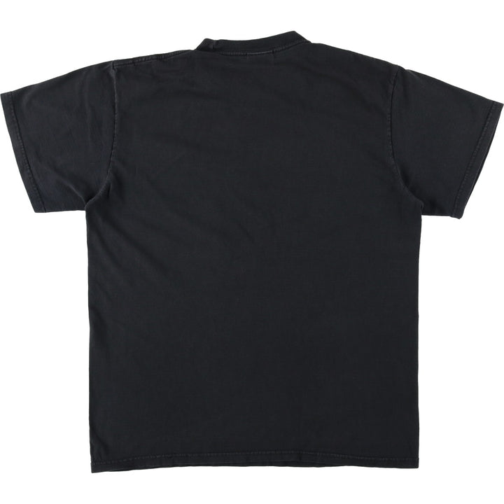 2000'S Nike Center Logo Print T-Shirt, Men's Size L (approx.) cotton black type Vintage Second Hand