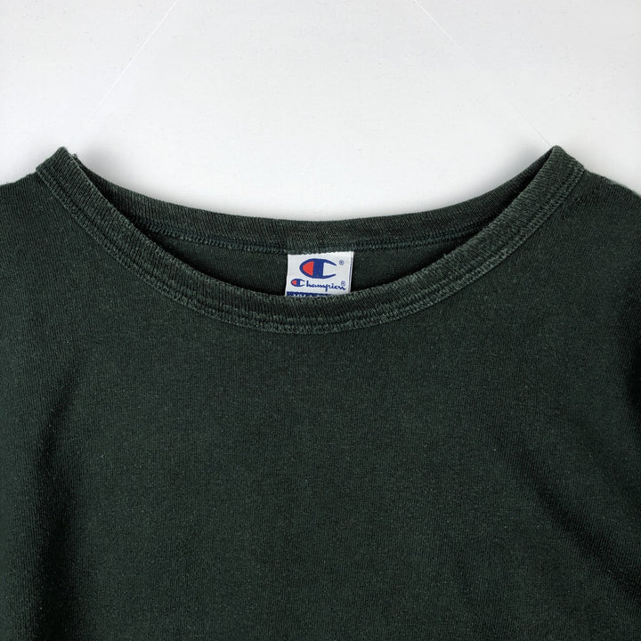 90'S Champion Authentic Athletic Apparel Logo T-Shirt, Made in USA, Men's XXL equivalent, Vintage cotton Green type dark green Vintage Second Hand